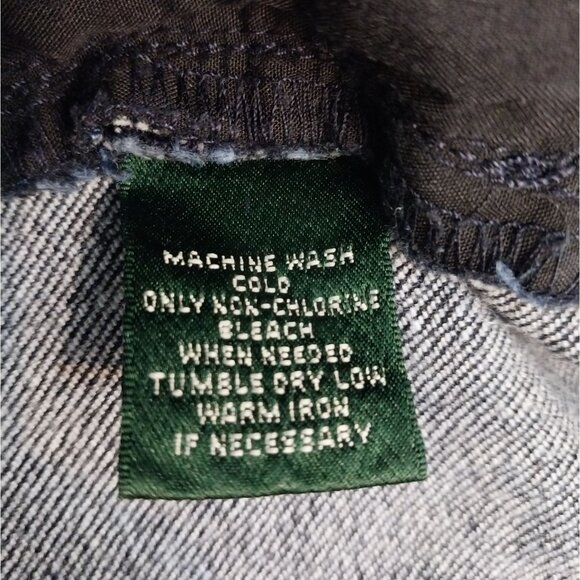 Lauren Jeans Co Ralph Lauren Dark Wash Flare Denim Jeans sz 6 - Picture 10 of 13